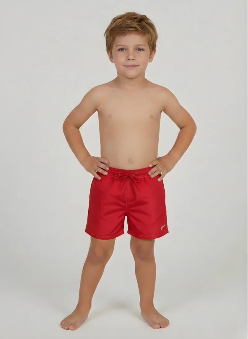 Just Nature Red Swim Shorts