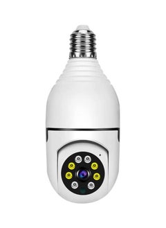 1080P Wireless Tovnet Wifi Pan/Tilt Light Bulb Security Camera, 360 Degrees 3.0MP Cam Home Surveillance CCTV Panoramic IP Camera, with Night Vision