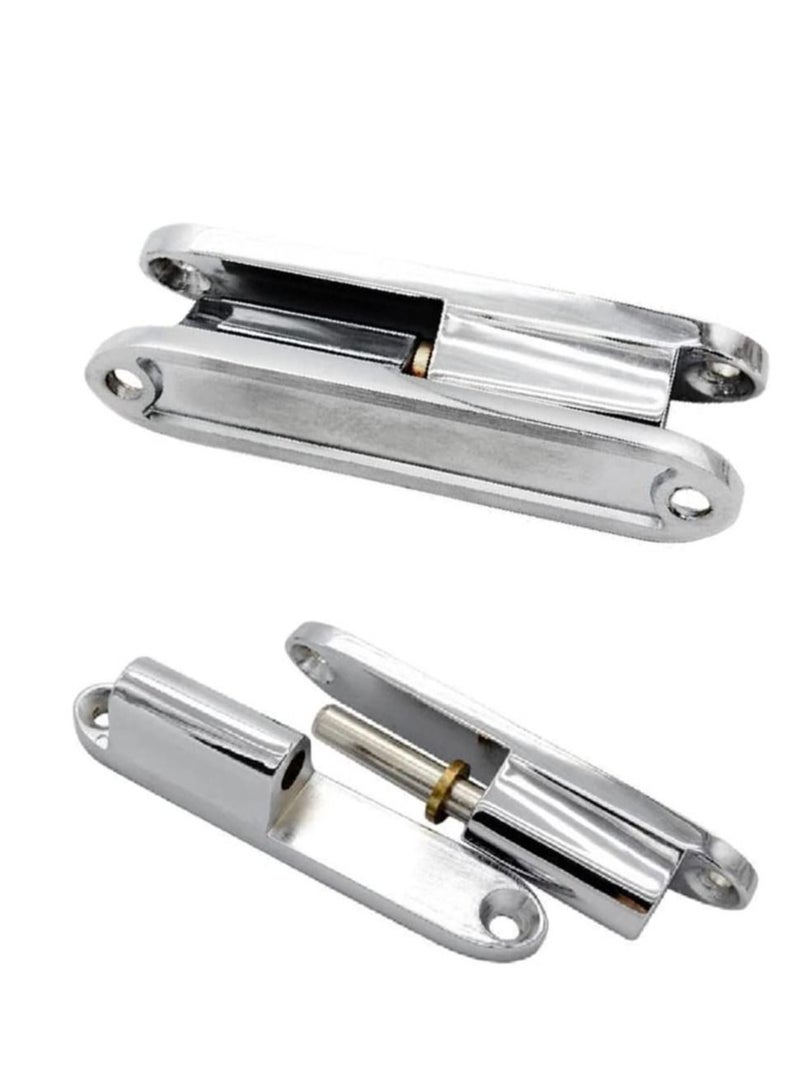 SYOSI Cabinet Hinges, Zinc Alloy Renovation Detachable Hinge, H-Shape Rotate Detachable Hinges for Window Cupboard Cabinet Room Kitchen Garden Doors 2 Pcs - Image 3