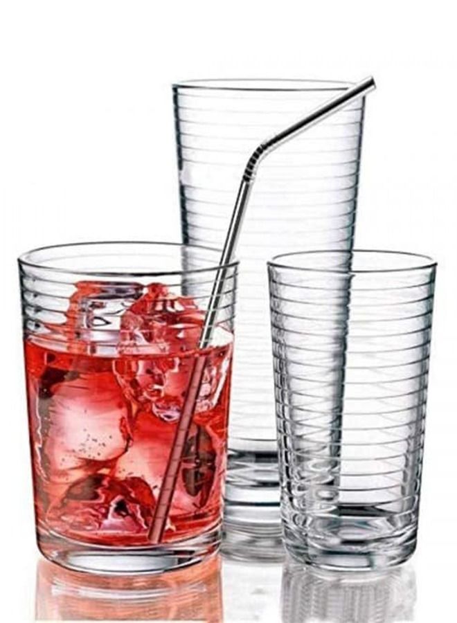 INKBIRD Reusable Metal Straw 10 PCS Portable Stainless Steel Drinking Straws 2 Cleaning Brush and Travel Case Included - Image 4