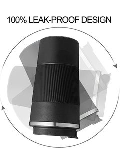 Arabest Insulated Coffee Travel Mug 510ml Reusable Coffee Cup 2 Pack Stainless Steel Vacuum Insulation Tumbler for Home Office Heat Cold Drinks (Black+White)  - Image 5