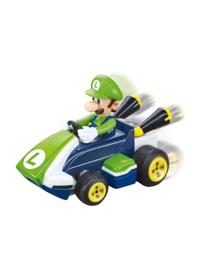 Carrera - Mario Kart 2.4 Ghz Mini Luigi Rc Car (1:50) - Image 1