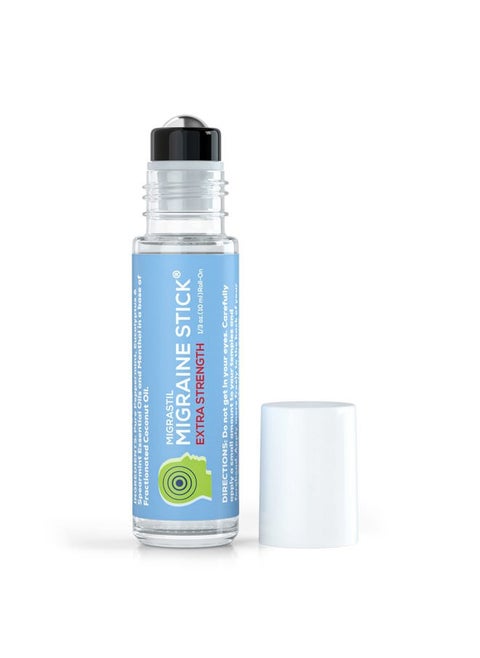 Migrastil Extra Strength Migraine Stick Advanced Formula. Strong Aromatherapy Roll On with Menthol and Essential Oils. No Lavender. Made in The USA.