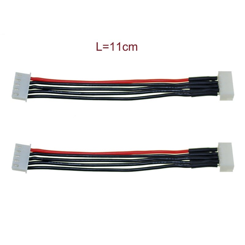 Sologood 10Pcs Jst-Xh 2S/ 3S/ 4S/ 5S/ 6S Battery Balance Plug Extension Lead 22Awg Silicone Wire Balance Leads Extension Cable For Lipo Batteries Balance Charging(Each Size 2Pcs) - Image 2