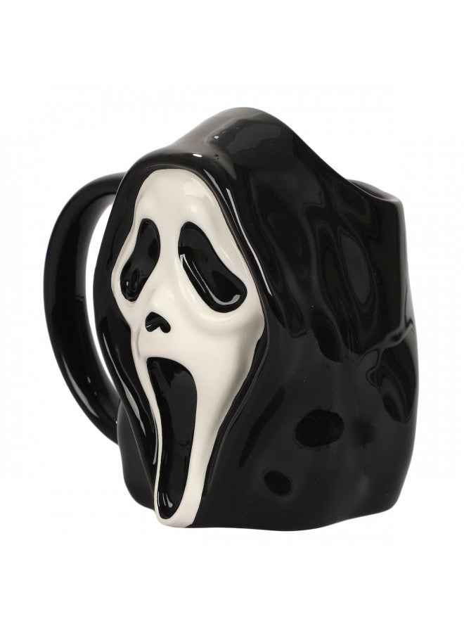 Bioworld Ghost Face 16 Oz Sculpted Ceramic Mug - Image 2