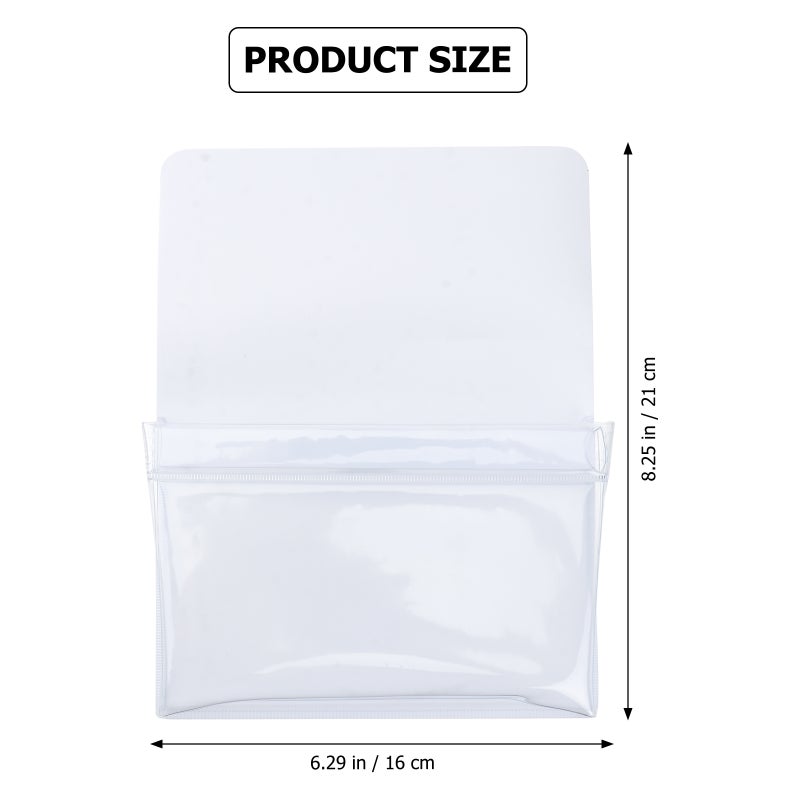 2pcs Magnetic File Holder Magnetic Paper Holder Pocket Organizer Office Supplies - Image 3