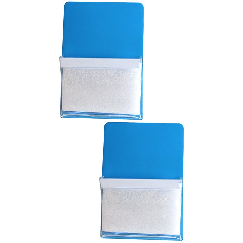 2pcs Magnetic File Holder Magnetic Paper Holder Pocket Organizer Office Supplies - Image 1