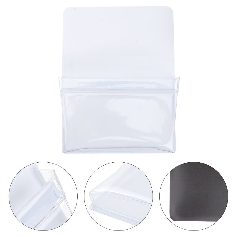 2pcs Magnetic File Holder Magnetic Paper Holder Pocket Organizer Office Supplies - Image 4