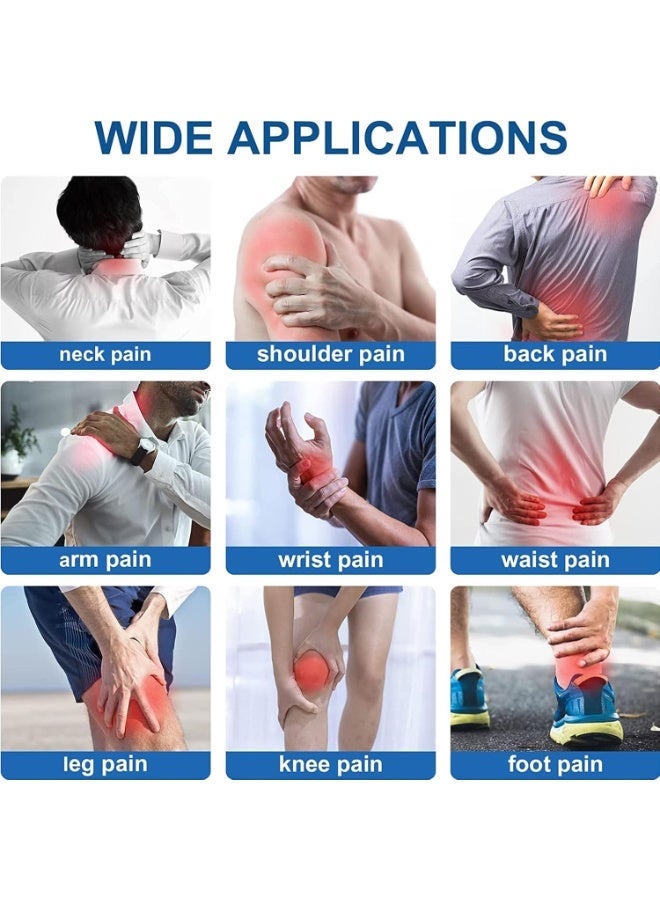 rayihni Beauenty Dual Channel TENS EMS Unit 36 Modes Mini Rechargeable Physiotherapy Instrument for Pain Relief Therapy,Deep Tissue Shoulder Pain Relief,Electronic Pulse Massager Muscle Massager (36-Sliver) - Image 5