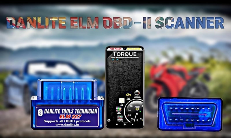 DANLITE TOOLS TECHNICIAN BS6-BS7 Scanning Cable [21 • Coplar] V519 OBD-II Scanner,ELM 327 OBD-II Scanner, ★DC Voltage Tester,★Fule Pressure Gauge,★LED Keychain Light, [★Scanning KIT★] - Image 4