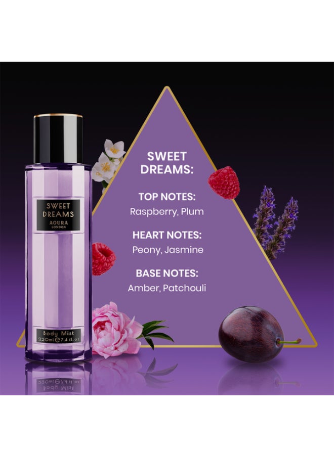 Aoura London - Sweet Dreams 220Ml Body Mist - Image 1