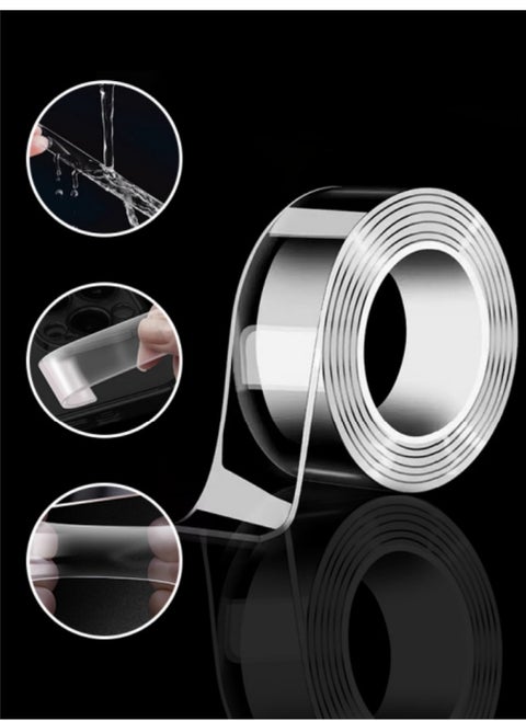 Heavy-Duty Double-Sided Nano Tape - 3 Meters, Reusable & Traceless for Home, Office, and DIY Projects