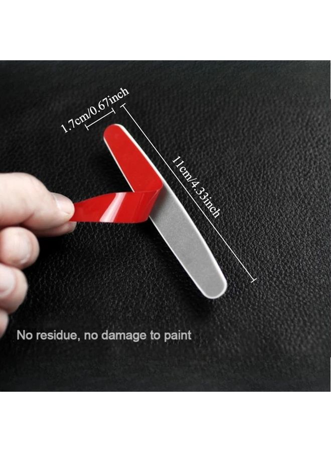 4pcs Universal Car Door Protector Black Soft Edge Guard Bumper Strip Decorative - Image 4