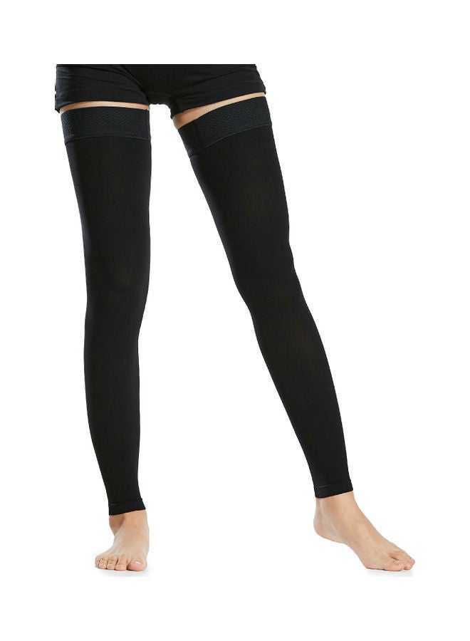 NIBEMINENT 1-Pair Thigh High Compression Socks Stockings Sleeves For Varicose Vein Swelling L 23x2x15cm - Image 5