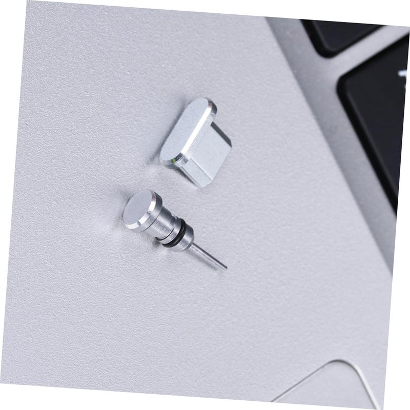 مجموعة سدادات الغبار الرمادية لـ Micro USB وفتحة سماعة الرأس، علبتان، تصميم متين - Image 3