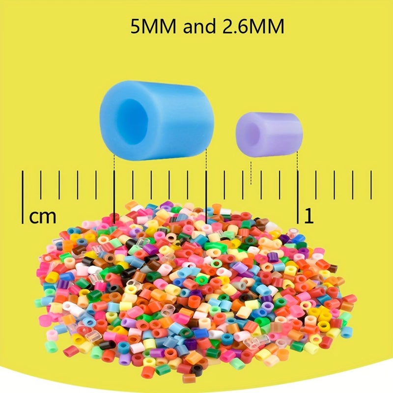 4 Packs 2000pcs 2.6mm Melt Blown Beads 05 for DIY Jewelry Making Craft Puzzle Beads - Image 4