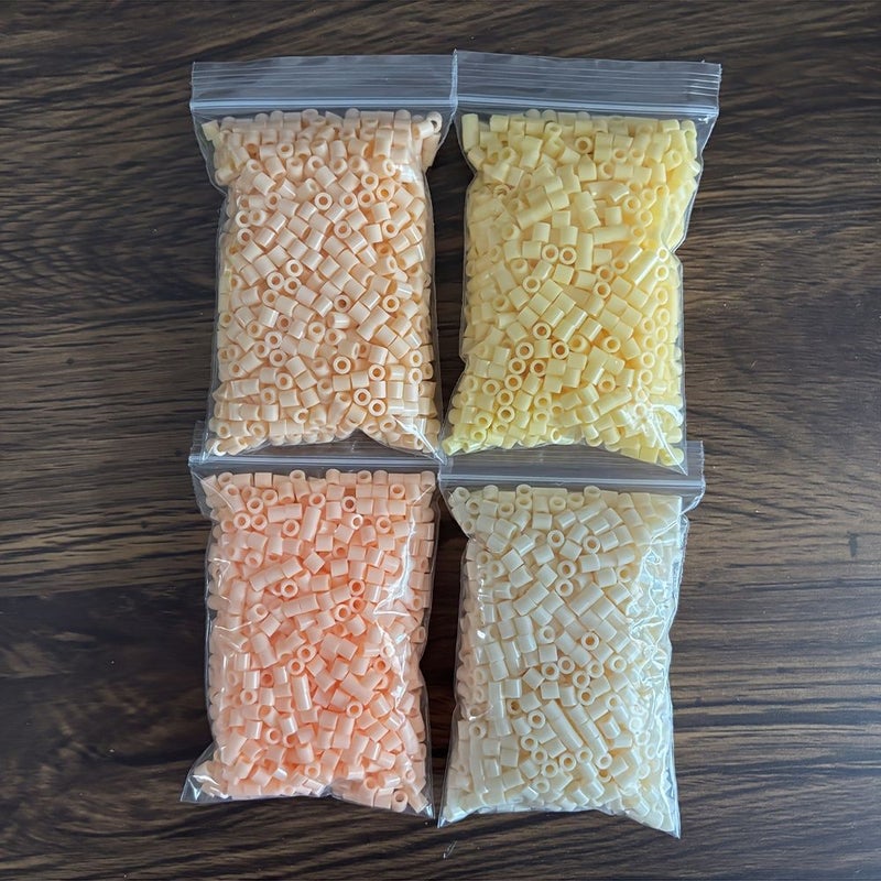 4 Packs 2000pcs 2.6mm Melt Blown Beads 05 for DIY Jewelry Making Craft Puzzle Beads - Image 3