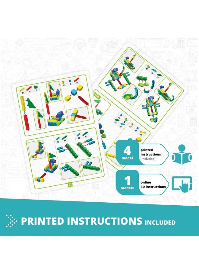 Engino Engino: STEAM Labs Junior: Learning About…Sea Adventur - 5 Model Toy Brick Building Set, Facts Storybook & Number Activities, Stack & Click, Kids 3+  - Image 5