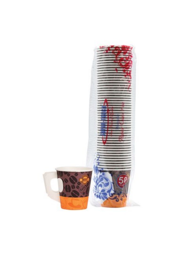 Super Touch Paper Cup 7 Oz W/Handle 50Pc