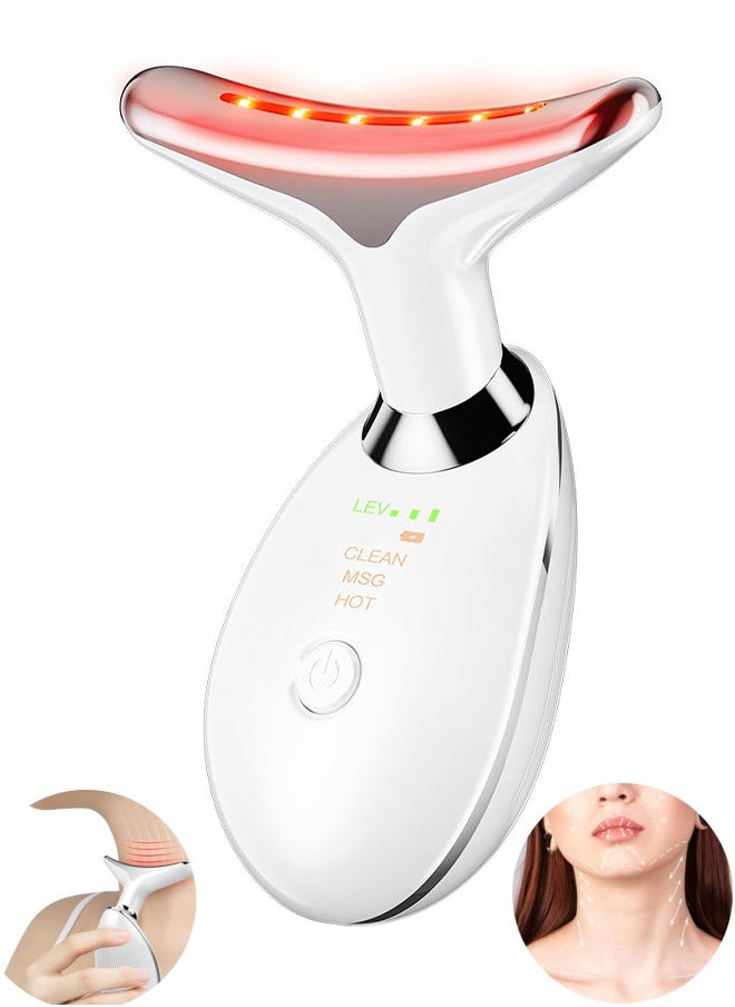 Generic - Face Massager, Face Beauty Device, Facial Lifting Therapy Machine EMS Face Massager Anti Wrinkle Skin Tightening Reduce Double Chin Skin Care Tools 7 Colour Modes - Image 1
