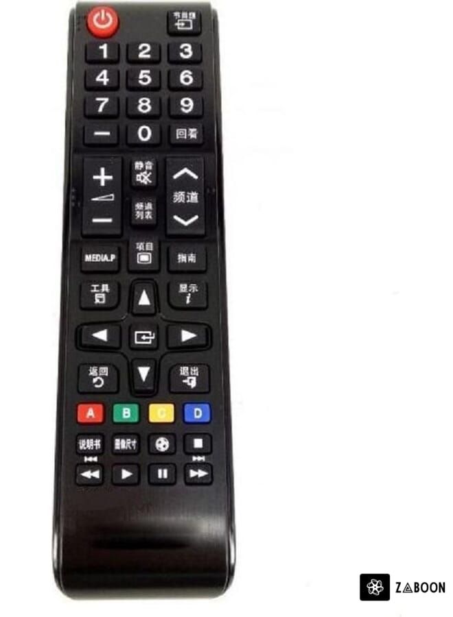 Zaboon Remote Control For Samsung Smart TV LED -LCD -OLED -QLED -PLASMA-3D black