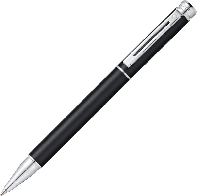 SHEAFFER شيفر 200 قلم حبر جاف بلمسة نهائية معدنية سوداء غير لامعة E2915251 - Image 1