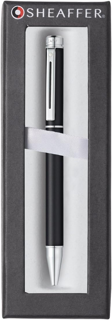 SHEAFFER شيفر 200 قلم حبر جاف بلمسة نهائية معدنية سوداء غير لامعة E2915251 - Image 2