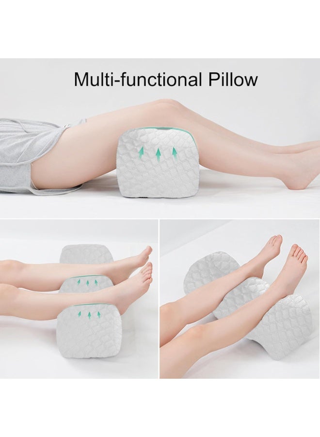 والالا وسادة ركبة دائرية نصف دائرية مريحة محمولة، وسائد لرفع الساق، وسادة دعم الركبة لمن ينامون على جانبهم تفصل الركبتين، تعزز النوم، الدورة الدموية - Image 5