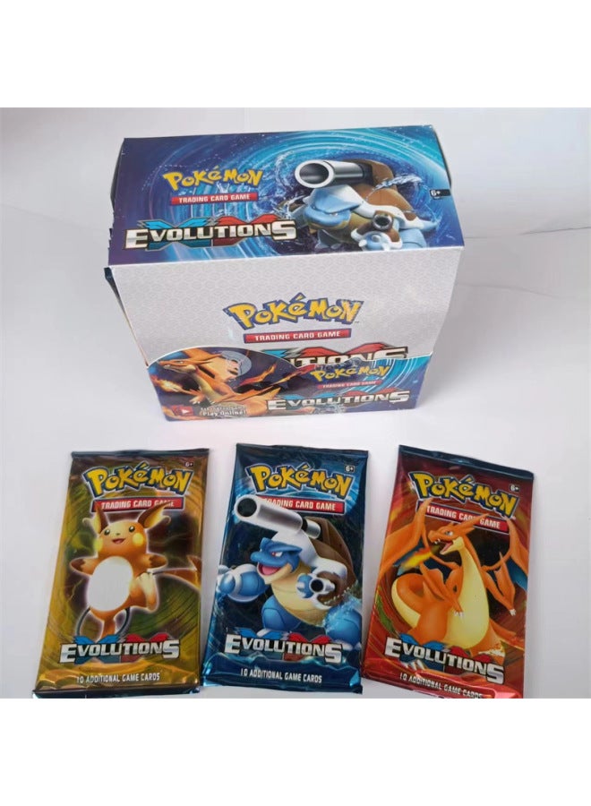 Pokémon Card Pikachu Reachable Duck Blind Box Baoke Dream Rift Seat English Flash Card Elf Move-Color:8+1 324 Sheets Per Box (72 Boxes Per Piece)  - Image 3