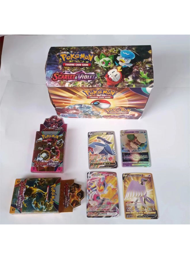Pokémon Card Pikachu Reachable Duck Blind Box Baoke Dream Rift Seat English Flash Card Elf Move-Color:8+1 324 Sheets Per Box (72 Boxes Per Piece)  - Image 2