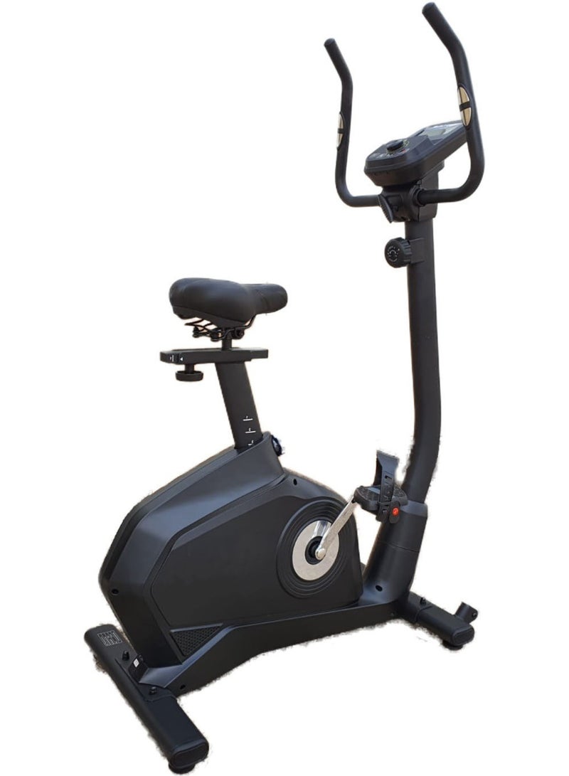 ALTIS AL1130TB – Upright Magnetic Exercise Bike with 8 Resistance Levels & Digital Monitor – Black - Image 1
