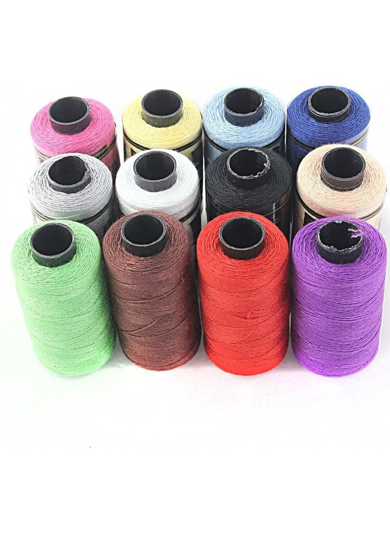 Set of 20 Sewing Machine Threads Set Hand Sewing Needles and Threads, White Thread and Black Thread for Sewing (Pack of 20 Pcs 20000 Yards) - Image 4