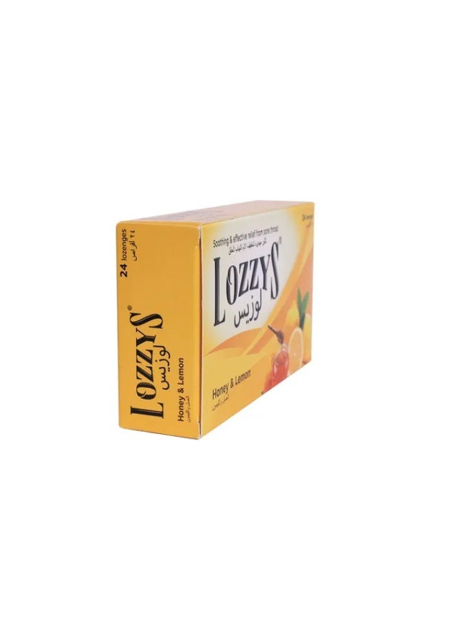 Lozzys - Sore Throat Relief Lozenges - Honey & Lemon - 24 Pcs - Image 3