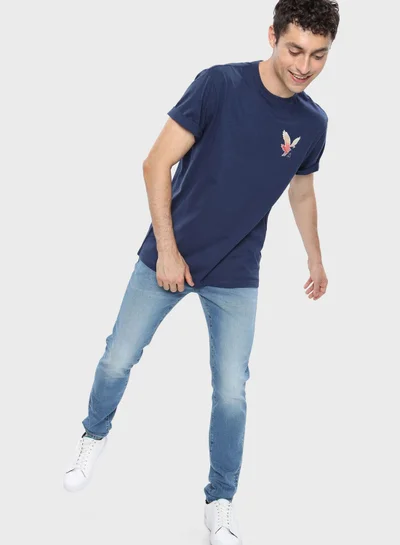 American Eagle Logo Crew Neck T-Shirt
