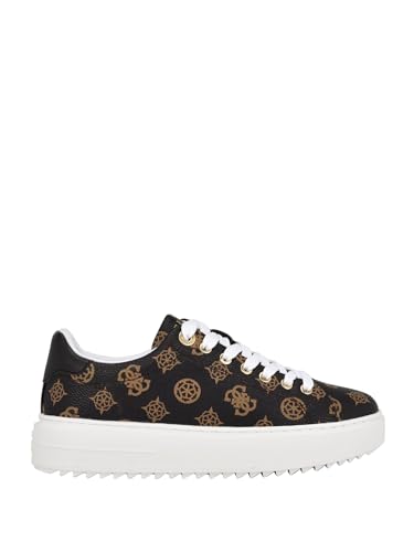 GUESS حذاء رياضي DENESA للنساء من GUESS، بني متوسط بشعار 210، 8 - Image 3