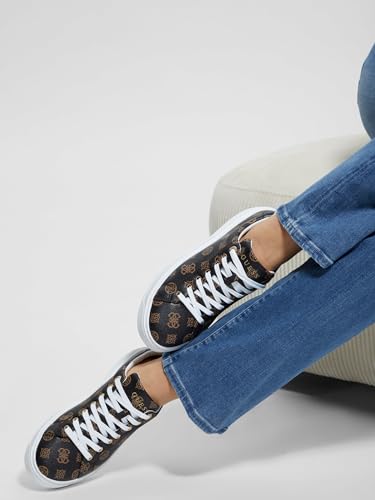 GUESS حذاء رياضي DENESA للنساء من GUESS، بني متوسط بشعار 210، 8 - Image 2