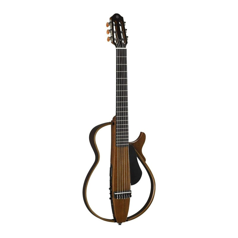 Yamaha SLG200N NT Nylon String Silent Guitar with Hard Gig Bag Natural - Image 2