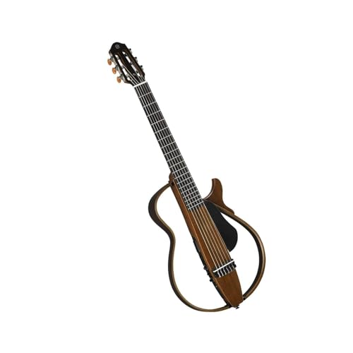 Yamaha SLG200N NT Nylon String Silent Guitar with Hard Gig Bag Natural - Image 3