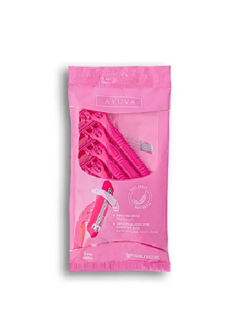 Disposable Razor Blades For Women 5 pieces