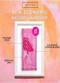 Avuva Disposable Razor Blades For Women 5 pieces  - Image 2