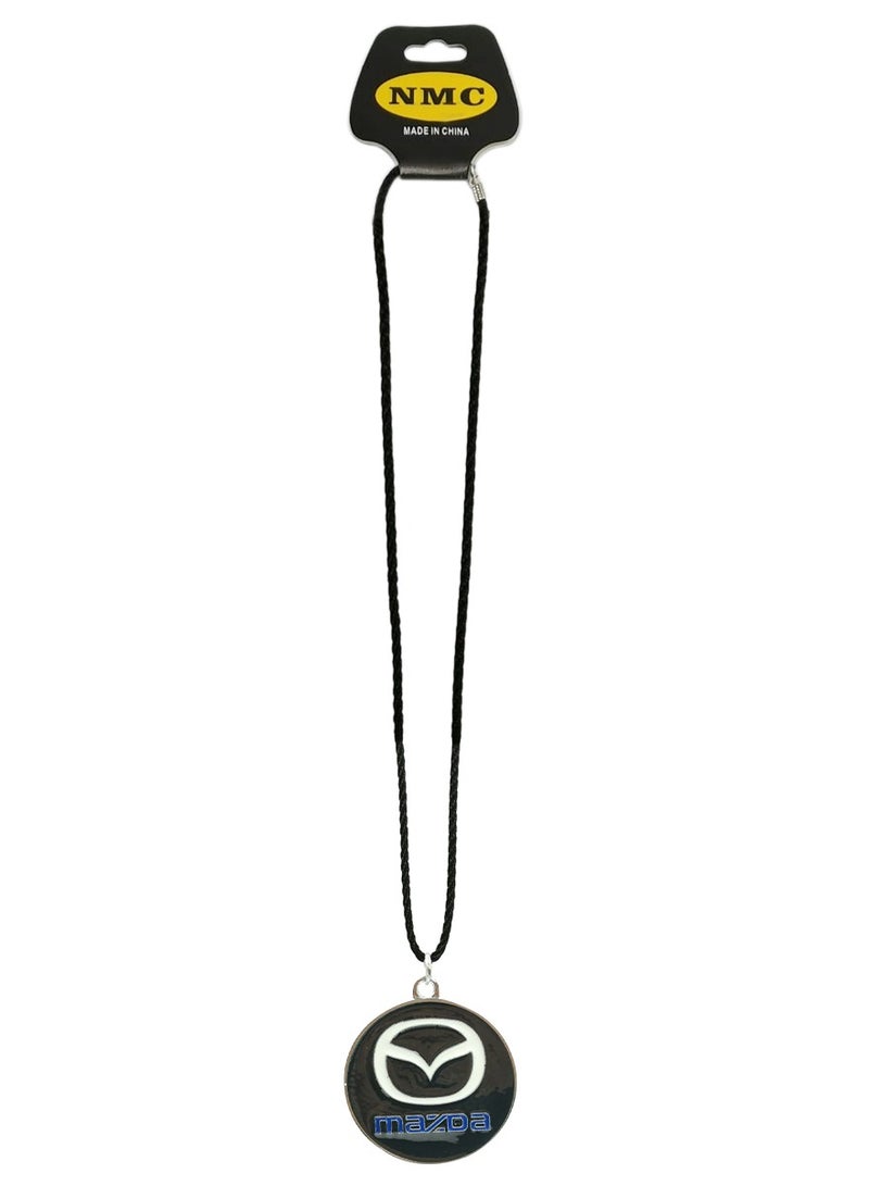 mazda Car Mirror Hanging Pendant Metal Mini Car Decoration Chain Mazda Logo 1 Pcs - Image 2