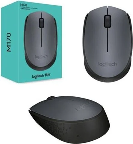 ماركوميكس Logitech M170 910-004642 Wireless Optic Black Mouse