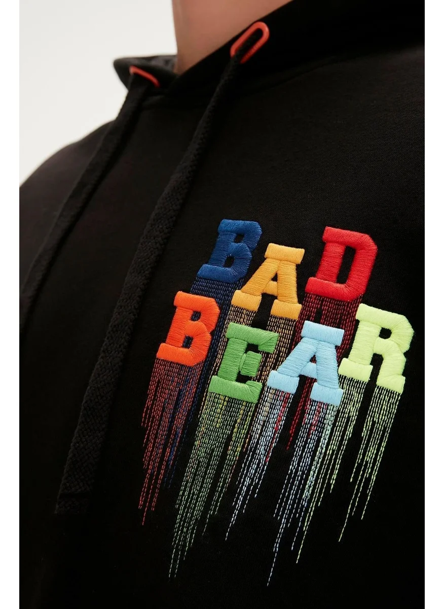 باد بير Rainbow Hoodie Men's Black Sweatshirt 23.02.12.005-C01