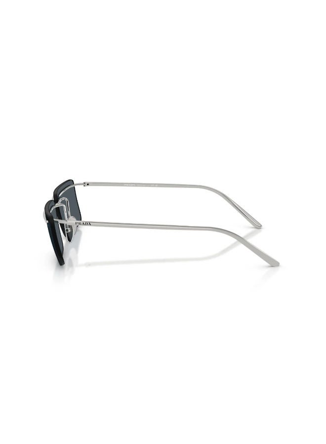 PRADA Rimless Rectangular Sunglasses PR C53S 60 1BC70B - Image 2