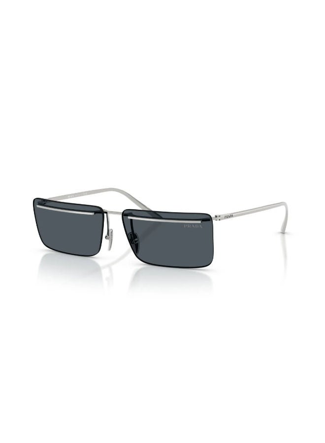 PRADA Rimless Rectangular Sunglasses PR C53S 60 1BC70B - Image 1