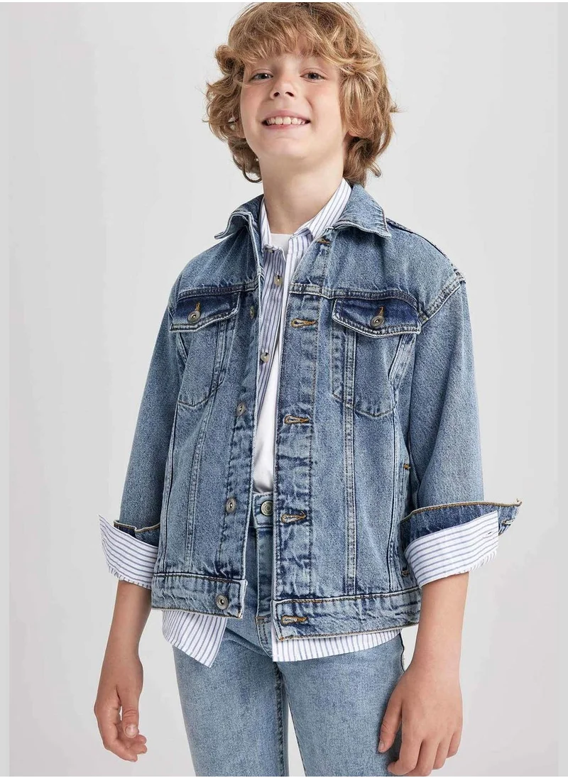 DeFacto Boy Oversize Fit Denim Jacket
