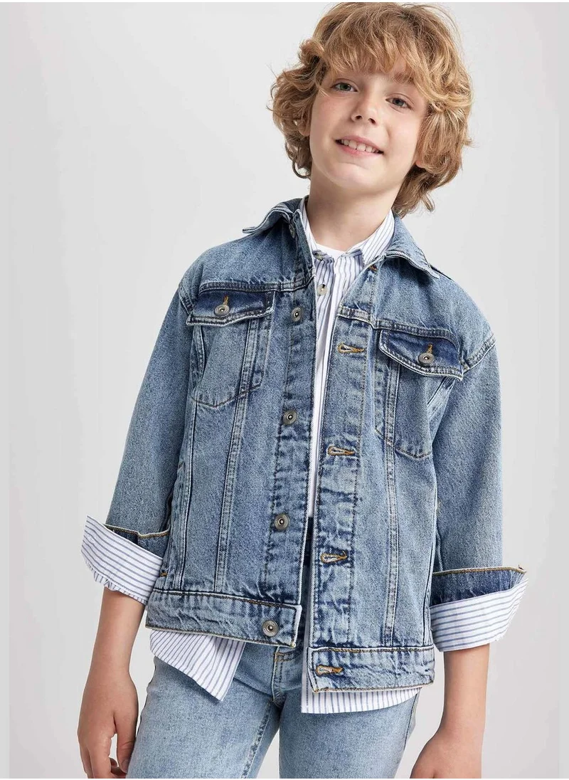 DeFacto Boy Oversize Fit Denim Jacket