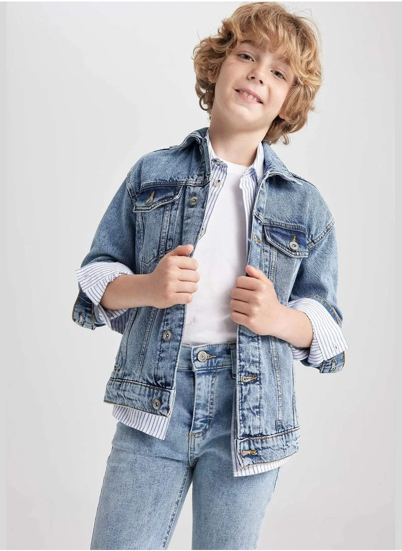 DeFacto Boy Oversize Fit Denim Jacket