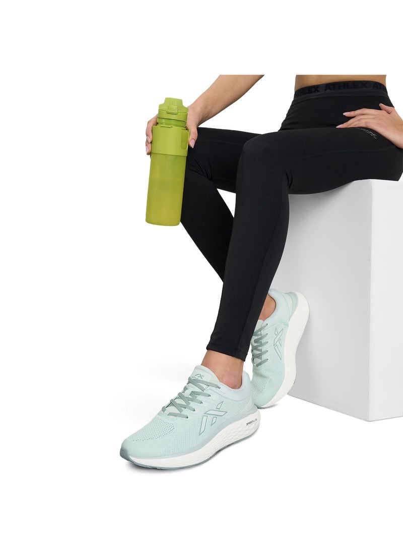 Athlex Athlex Women's Running Shoes PURE W Light Green, Lightweight Jacquard Upper, Athlex SPEEDPULSE Foam, OrthoLite X40 Insole, Shock-Absorbing, Neutral Pronation  - Image 1