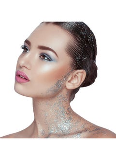 LAMEL 401 Insta Body Glitter Bomb Blue Silver Radiant & Glowing Skin Easy To Use & Longlasting Biodegradable Formula Body Highlighter For Women 20Ml  - Image 3